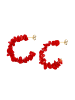 Elli Ohrringe 925 Sterling Silber in Rot
