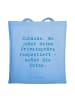 Mr. & Mrs. Panda Tasche Spruch Geborgenheit im Zuhause mit Spruch in Sky Blue