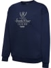 Hummel Hoodie "Hmlloose Crewneck Club Sportswear" in Blau