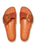 Birkenstock Sandale Big Buckle Oiled Leather in Orange
