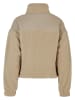 Urban Classics Urban Classics Damen Ladies Sherpa Mix Jacket in wetsand