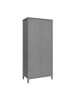 ebuy24 Kleiderschrank Tromsø Grau 178 x 50 cm