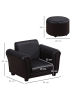 HOMCOM Kindersessel Schwarz