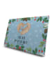 Mr. & Mrs. Panda Tee Adventskalender Otter Herz mit Spruch in Eisblau