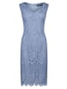 Vera Mont Etuikleid mit Spitze in Light Steel Blue