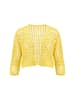 MIAMODA Strickjacke in helles gelb
