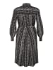 KAFFE curve Kleid KCalicia Loose fit in Black/White/Elephant Graphic
