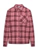 Cecil Karierte Corduroy Blouse in Velvet Rose