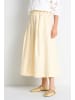 Rich & Royal Midi Baumwollrock in Soft Butter