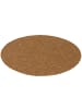 Snapstyle In- & Outdoor Flachgewebe Teppich Porto Rund in Braun