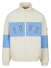 FUBU Track Jacket in creme/light blue