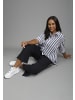 Laura Scott Klassische Bluse in weiß gestreift