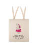 Mr. & Mrs. Panda Tragetasche Einhorn Ballerina mit Spruch in Creme