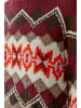 Oui Pullover in dk red taupe