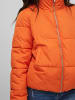 Vila Kurze Puffer Stepp Jacke mit Stehkragen VITATE in Orange