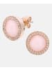 Diamant L'éternel Ohrstecker aus 375 Roségold mit Diamant mit Opal