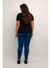 KAFFE curve T-shirt KCtiva Regular fit in Black - Copper Text Print