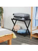 relaxdays Kofferständer in Schwarz - (B)68,5 x (H)58,5 x (T)38 cm