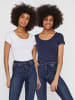 Vero Moda 2er-Pack Top in Black Iris