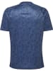 Hummel Kinder Sportshirt "Hmlactive Kids Poly Jersey Ss" in Blau