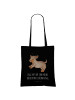 Mr. & Mrs. Panda Schultasche Hund Dackel mit Spruch in Schwarz