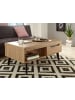 Furn.Design Couchtisch Artisan Eiche schwarz, Beistelltisch skandinavisch, 107 x 67 cm