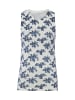 Marie Lund Top in weiß marine - 0001