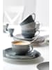 Ritzenhoff & Breker 6er Set Dessertteller Doppio ø 20 cm in Anthrazit