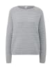 QS Strickpullover in 9400_grau meliert