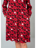 Alba Moda Kleid mit grafischem Dessin in rot