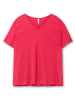 sheego T-Shirt in sorbet pink