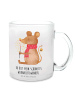 Mr. & Mrs. Panda Teetasse Maus Weihnachten mit Spruch in Transparent