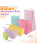 COSTWAY 6 Stk. Schaumstoffbausteine in Rosa