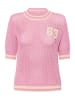 CULTURE Strickpullover CUalika Regular fit in Begonia Pink