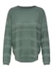 ONLY Dünner Strick Pullover Langarm Stretch Sweater Basic ONLCAVIAR in Grün