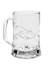 Mr. & Mrs. Panda Bierglas Hund Marienkäfer ohne Spruch in Transparent