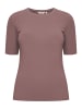 b.young T-Shirt Slim Fit Ellenbogen-Länge Rundhalsausschnitt in Rosa