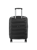Delsey Meteor 4-Rollen Kofferset S + L mit Dehnfalte in deep black
