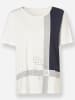 WITT WEIDEN Rundhalsshirt in ecru-marine