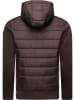 ragwear Steppjacke Hallmar Hood in Dark Brown