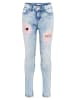 name it Mädchen Jeanshose Pailletten in Blau
