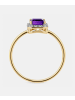 Diamant L'éternel Ring, mit Amethyst, 375 Gelbgold
