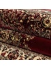 KADIMA DESIGN Teppich Orient Kurzflor Medaillon Polypropylen Wohnzimmer in Rot
