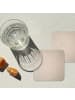OnlyWow Glasuntersetzer 6er-Set Kreisrelief