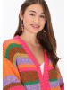 myMo Cardigan in pink multicolor
