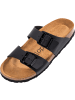 Palado Pantoletten Samos Matt in Matt Schwarz