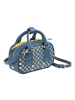 DuDu Woven Handtasche Leder 20.5 cm in denim blue
