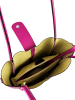 collezione alessandro Schultertasche " Nizza " in pink