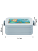 Mr. & Mrs. Panda Bento Box Wassermann Astrologie Design mit Spruch in Blau Pastell