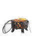 relaxdays Feuerschale in Schwarz/ Bronze - (H)58 x Ø 66 cm
